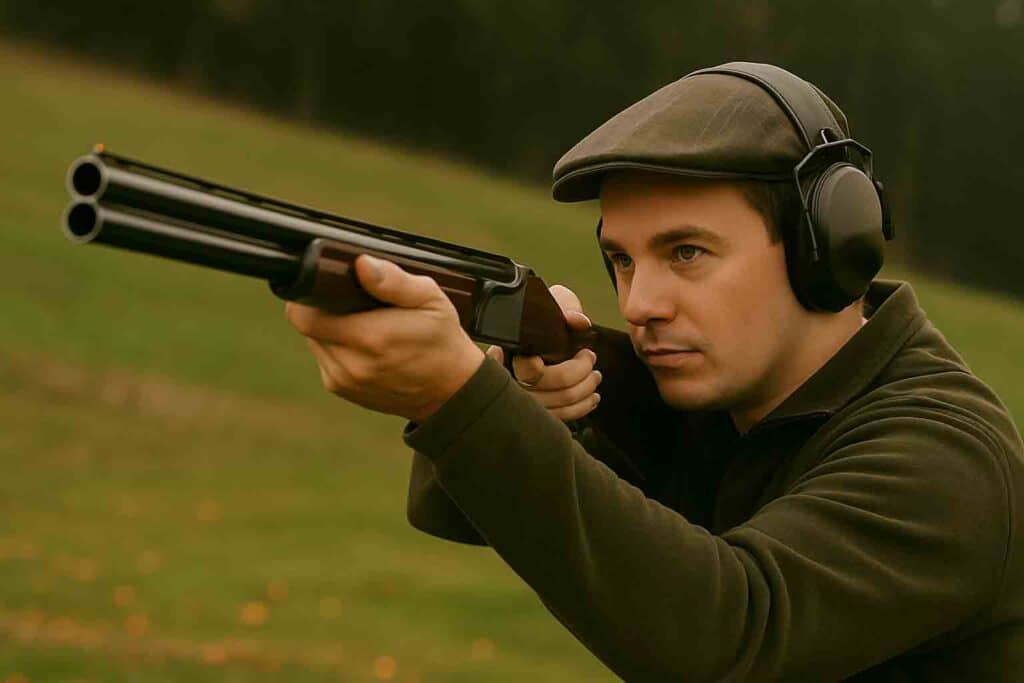 Teilnehmer-beim-Flintenschiessen